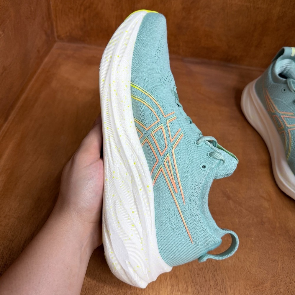 ASICS GEL-Nimbus 26 Running Shoes Womens Size 9 Light Celadon Sneaker 1012B601 - Picture 15 of 16